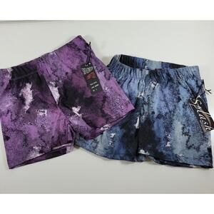Splash Girls Bike Shorts Size S Mulberry & Indigo New Activewear